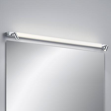 90cm Helestra NERO LED Wandleuchte  –  Spiegelleuchte mit umschaltbarer Lichtfarbe und schwenkbaren Strahlern